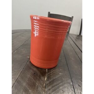 Homer Laughlin Paprika Red Fiesta Ware Utensil Holder Crock, Retired 2nd
